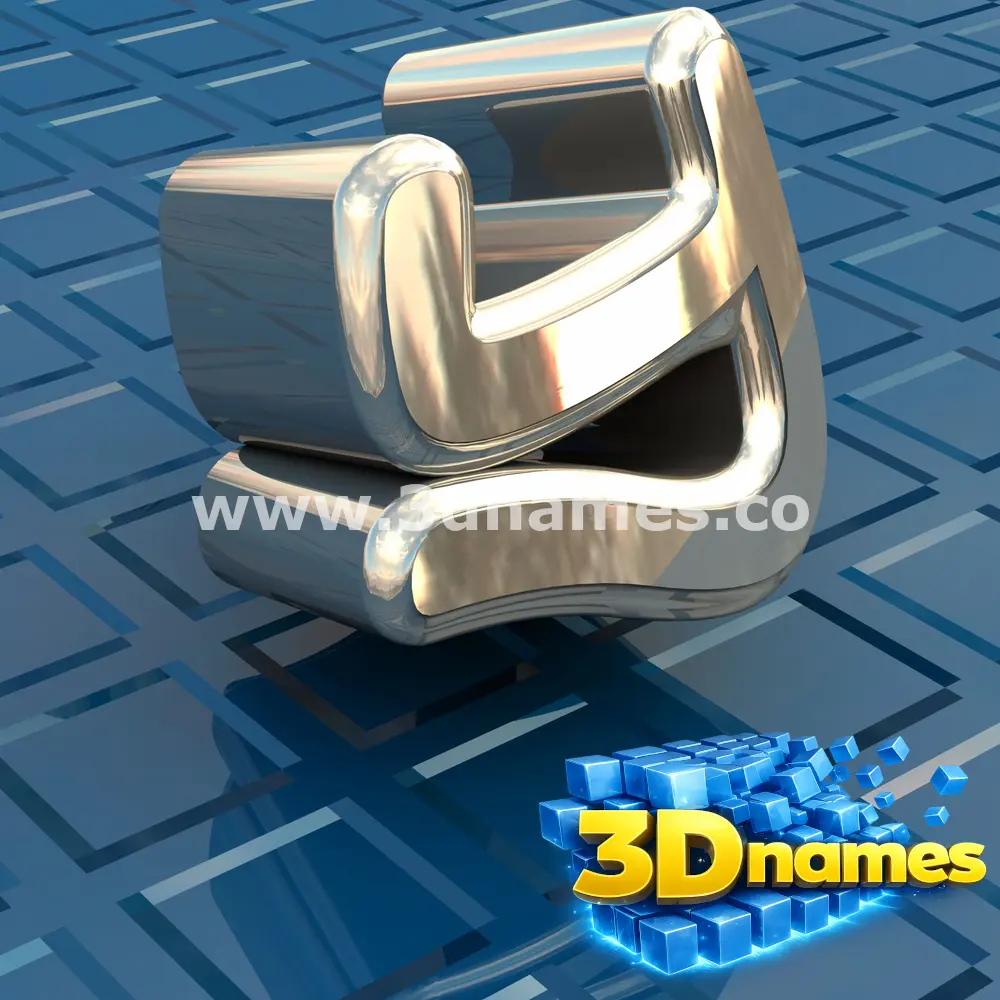 y in Blue Bling style - 3D name wallpaper