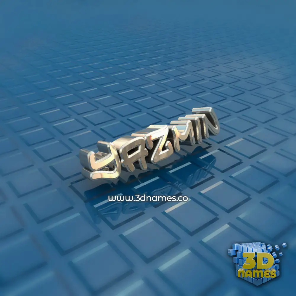 yazmin in Blue Bling style - 3D name wallpaper