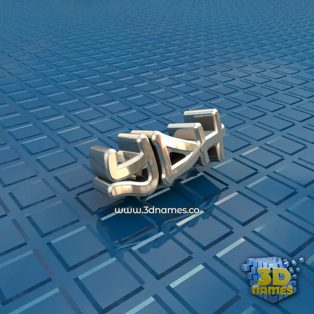 ydh in Blue Bling style - 3D name wallpaper