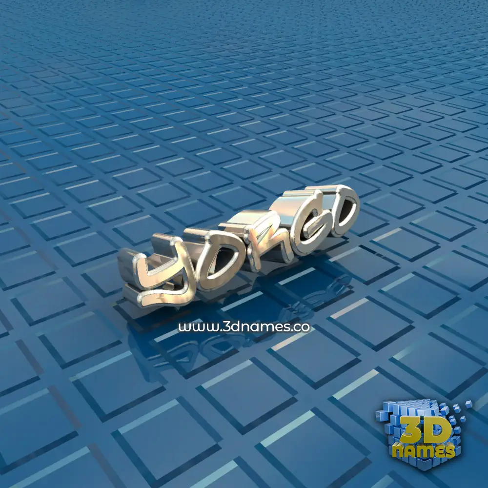 yorgo in Blue Bling style - 3D name wallpaper