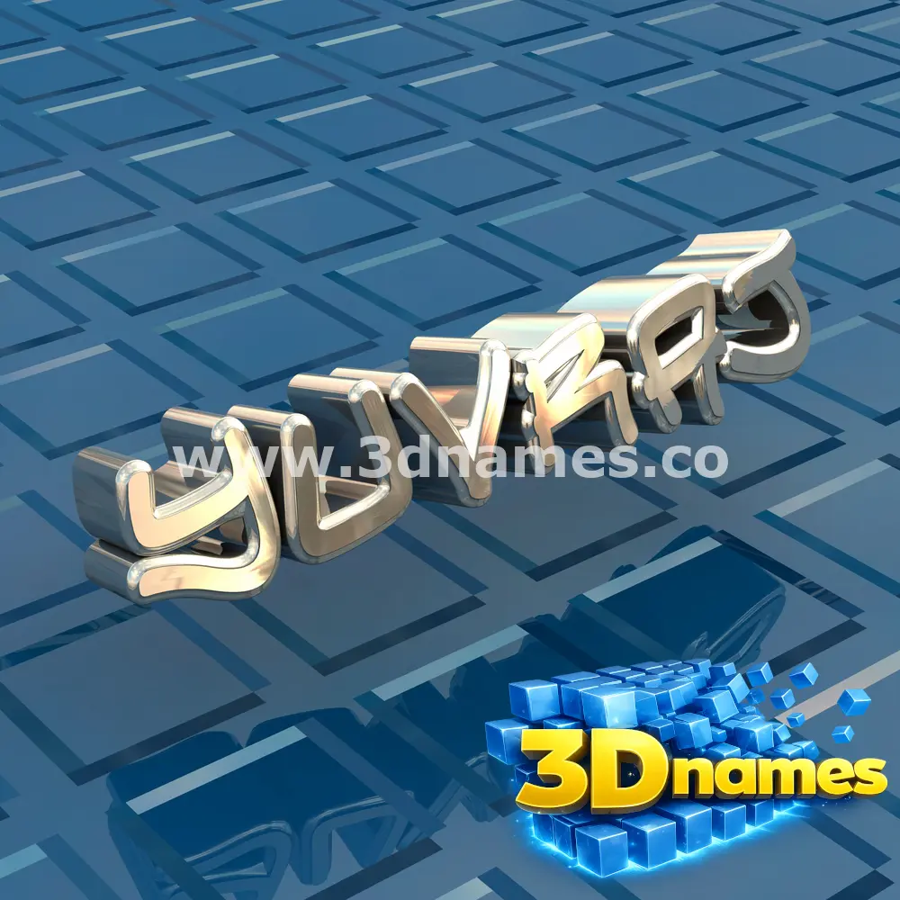 yuvraj in Blue Bling style - 3D name wallpaper