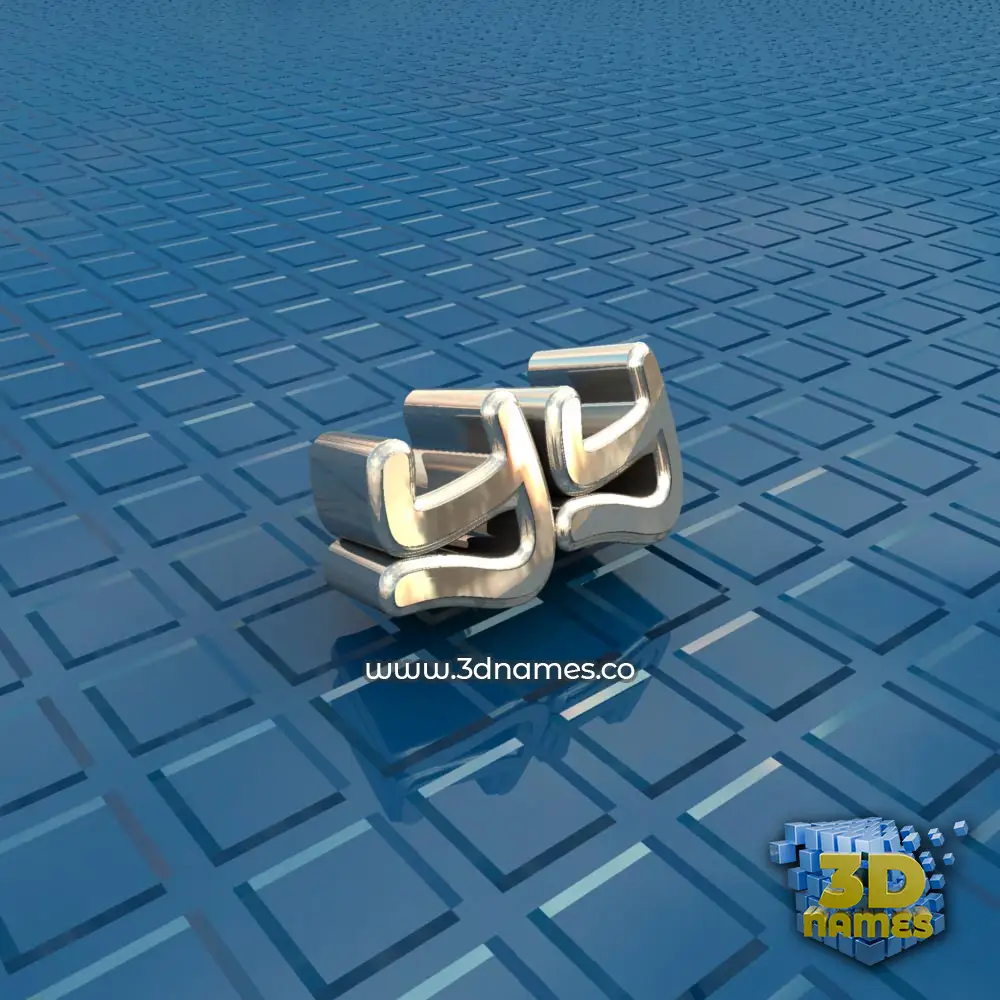 yy in Blue Bling style - 3D name wallpaper
