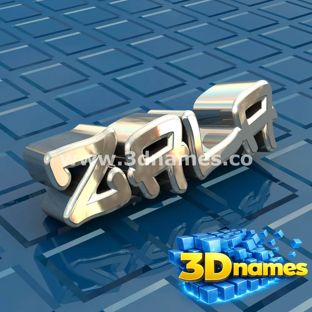 zala in Blue Bling style - 3D name wallpaper