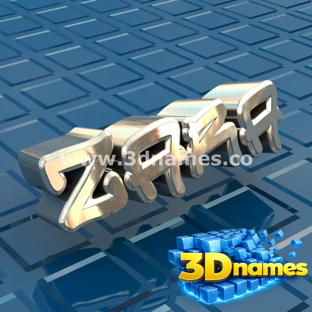 zara in Blue Bling style - 3D name wallpaper