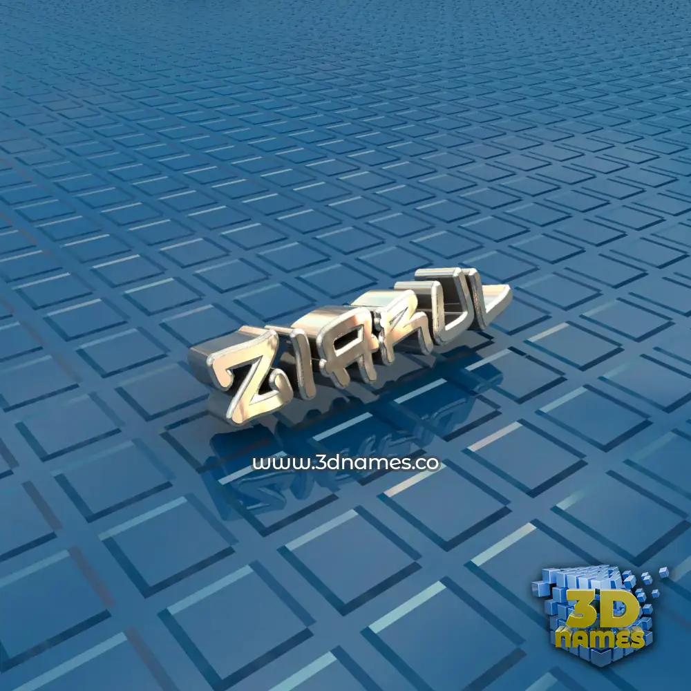 ziarul in Blue Bling style - 3D name wallpaper