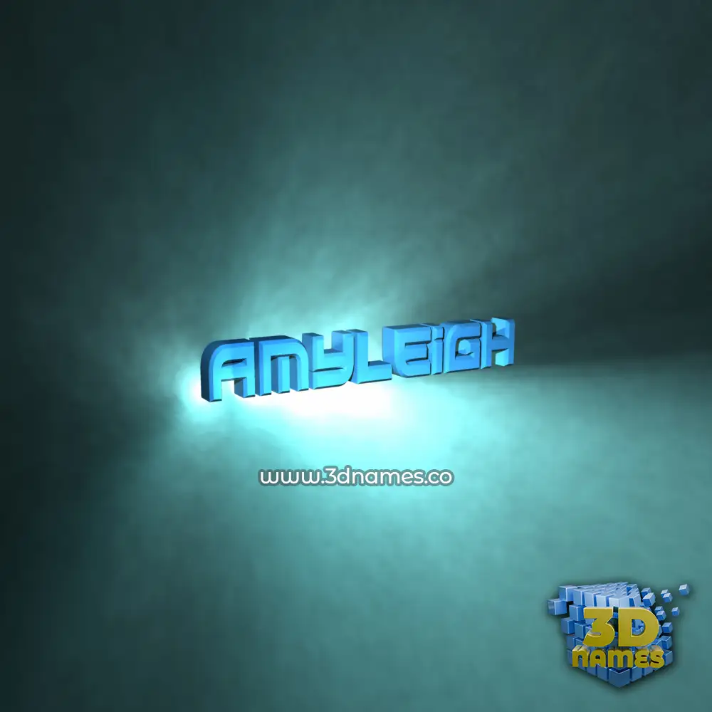amyleigh in Light Shine style - 3D name wallpaper