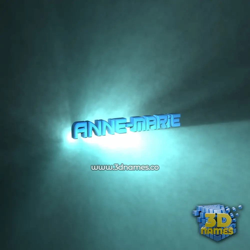 anne-marie in Light Shine style - 3D name wallpaper