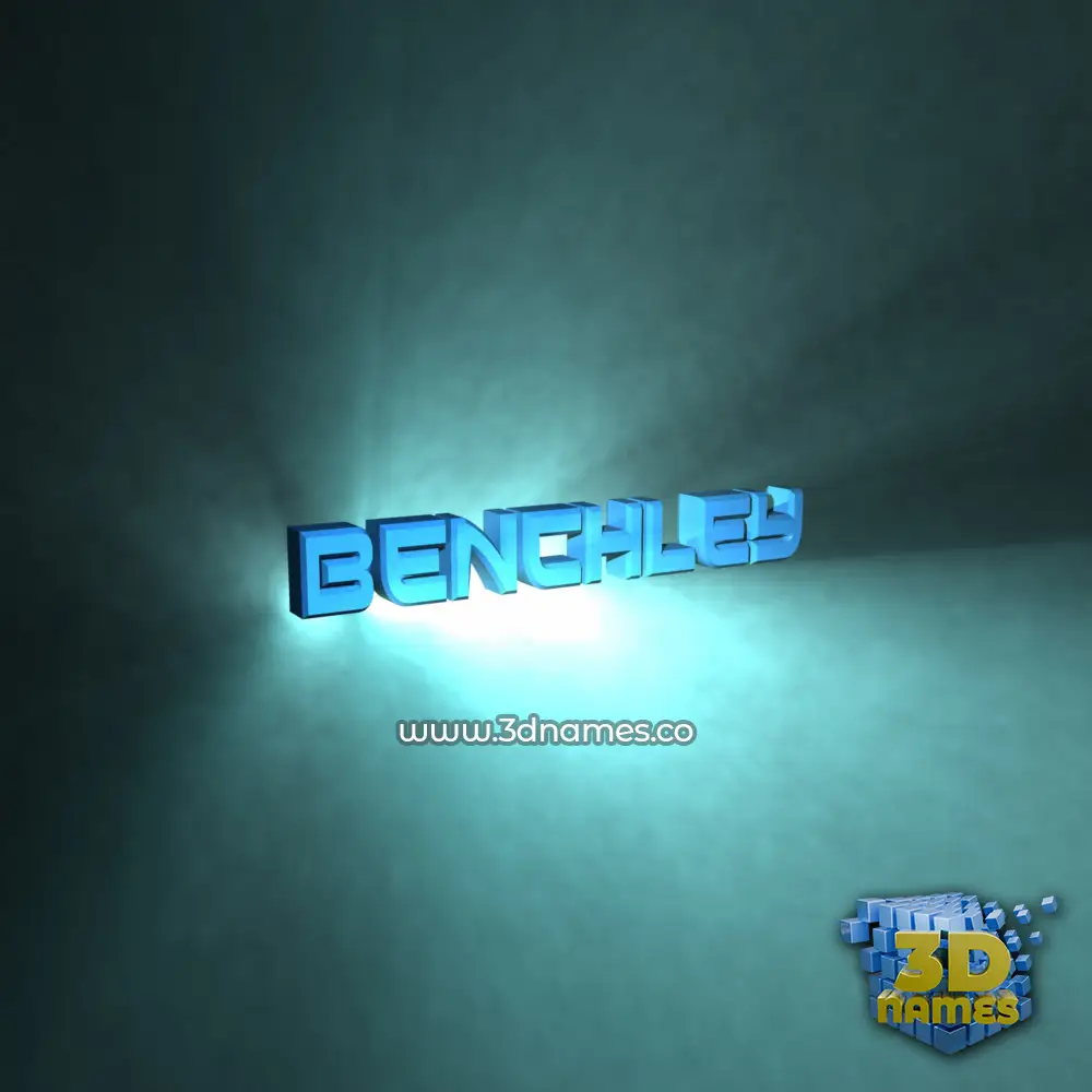 benchley in Light Shine style - 3D name wallpaper
