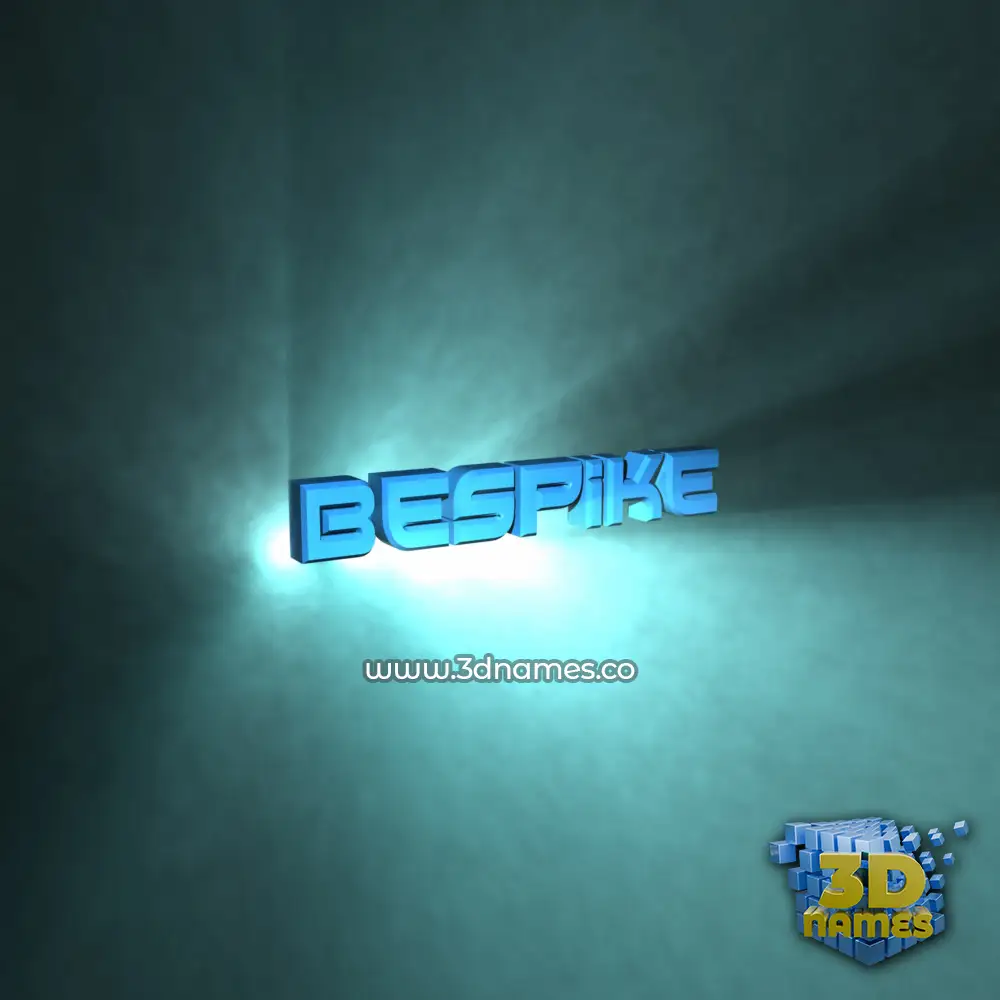 bespike in Light Shine style - 3D name wallpaper