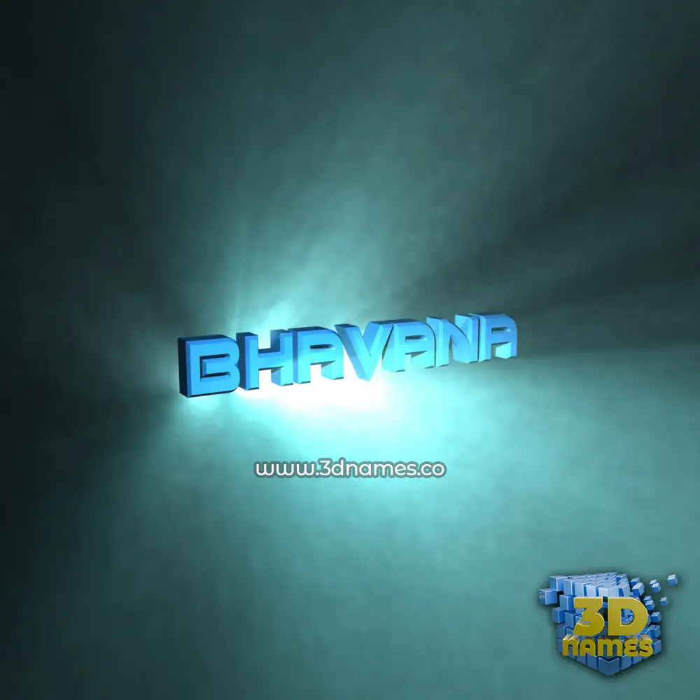 bhavana in Light Shine style - 3D name wallpaper