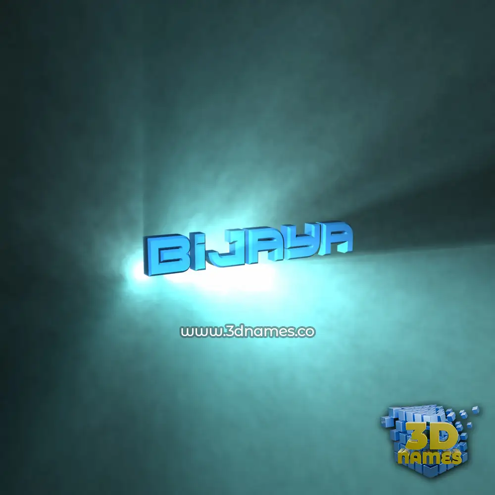 bijaya in Light Shine style - 3D name wallpaper
