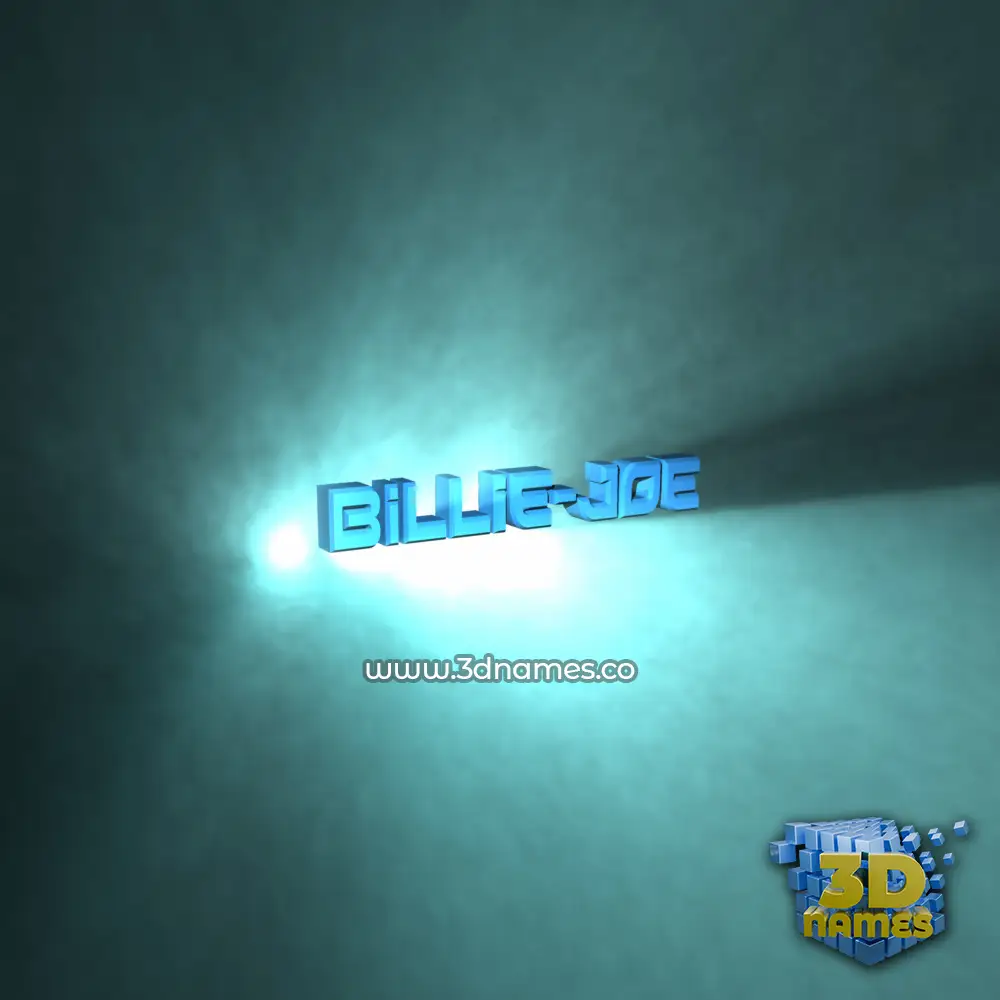 billie-joe in Light Shine style - 3D name wallpaper