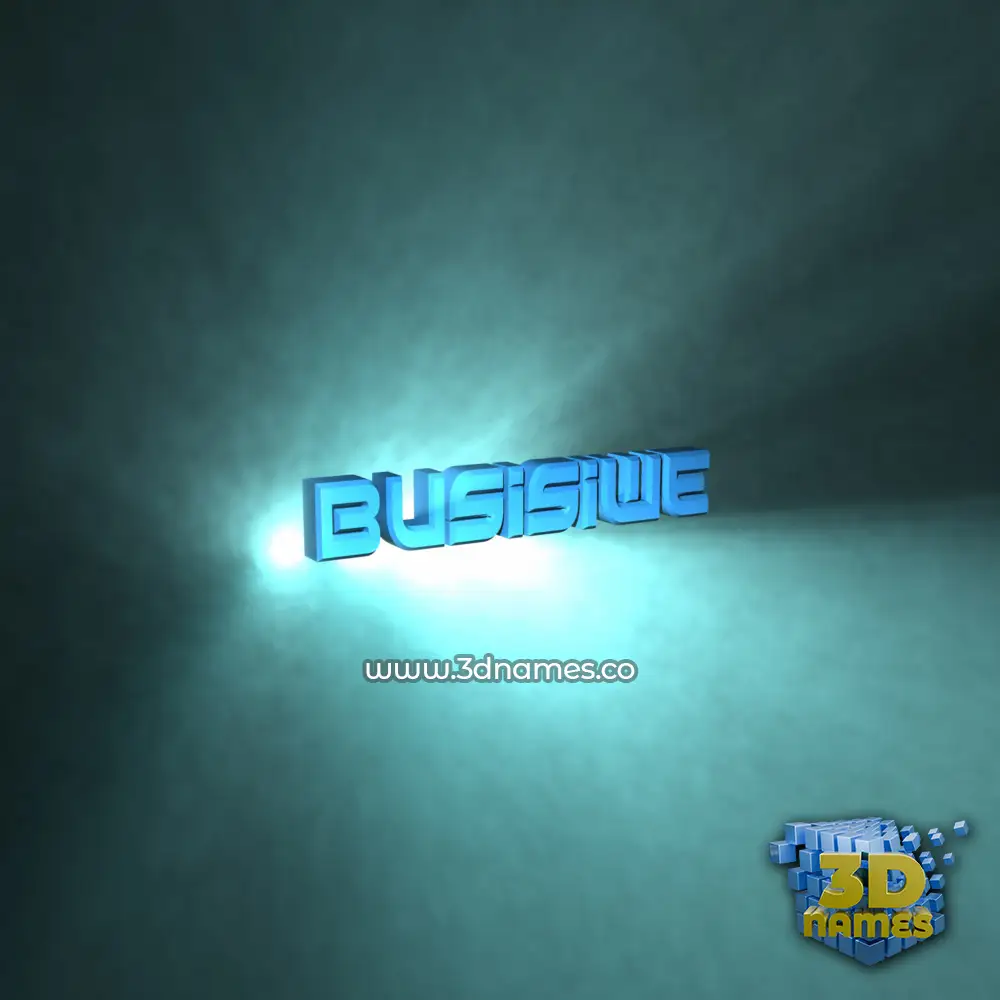 busisiwe in Light Shine style - 3D name wallpaper