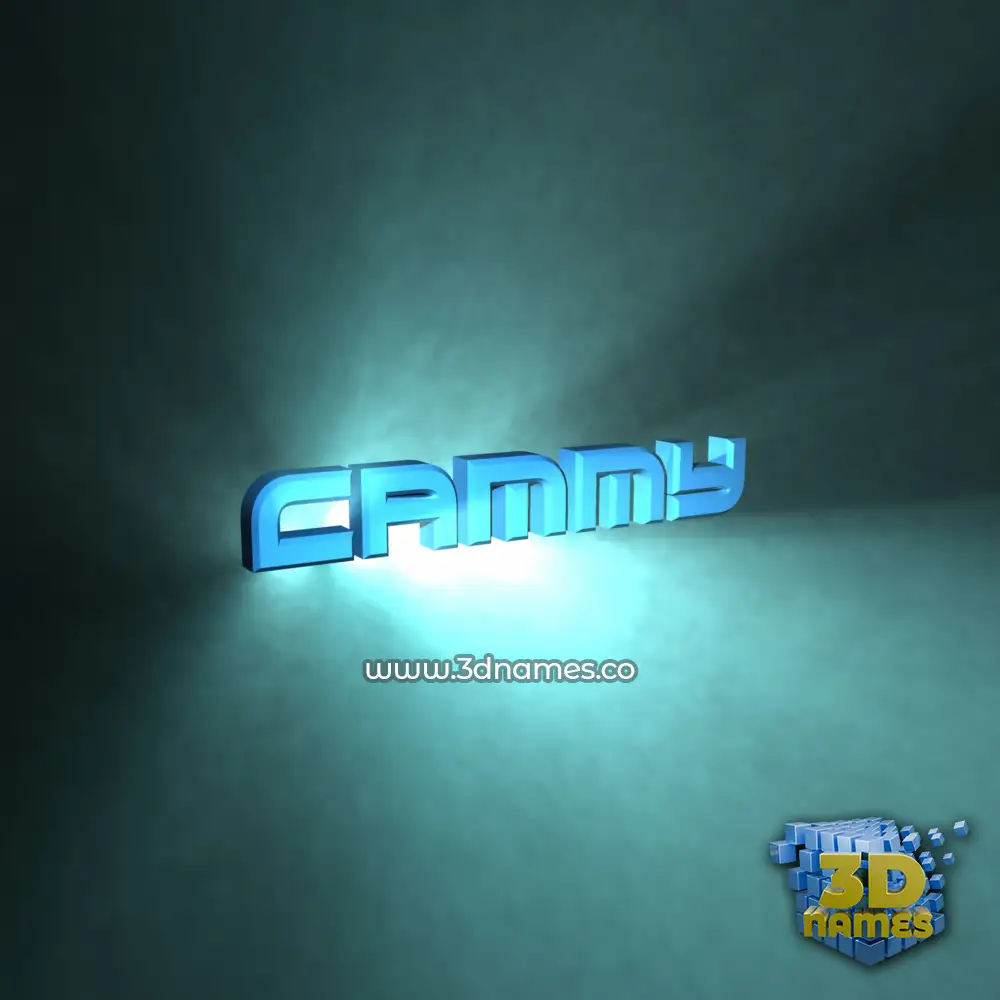 cammy in Light Shine style - 3D name wallpaper