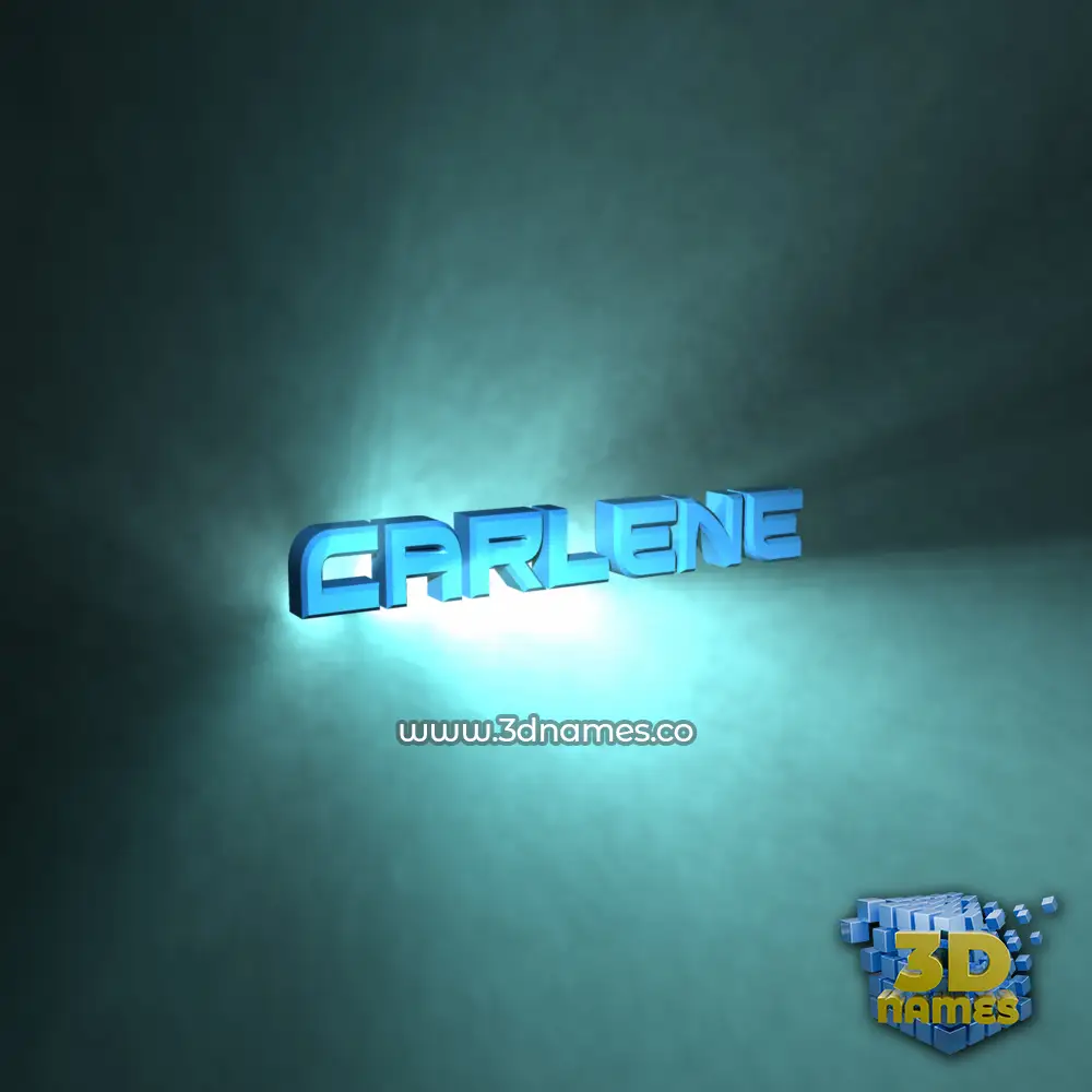 carlene in Light Shine style - 3D name wallpaper
