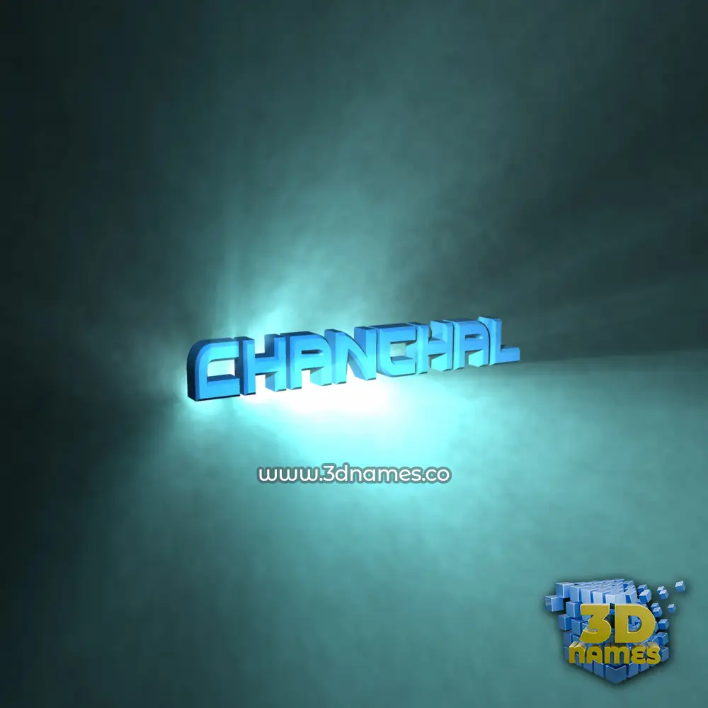 chanchal in Light Shine style - 3D name wallpaper