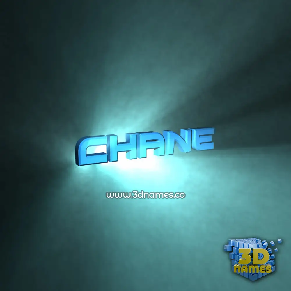 chane in Light Shine style - 3D name wallpaper