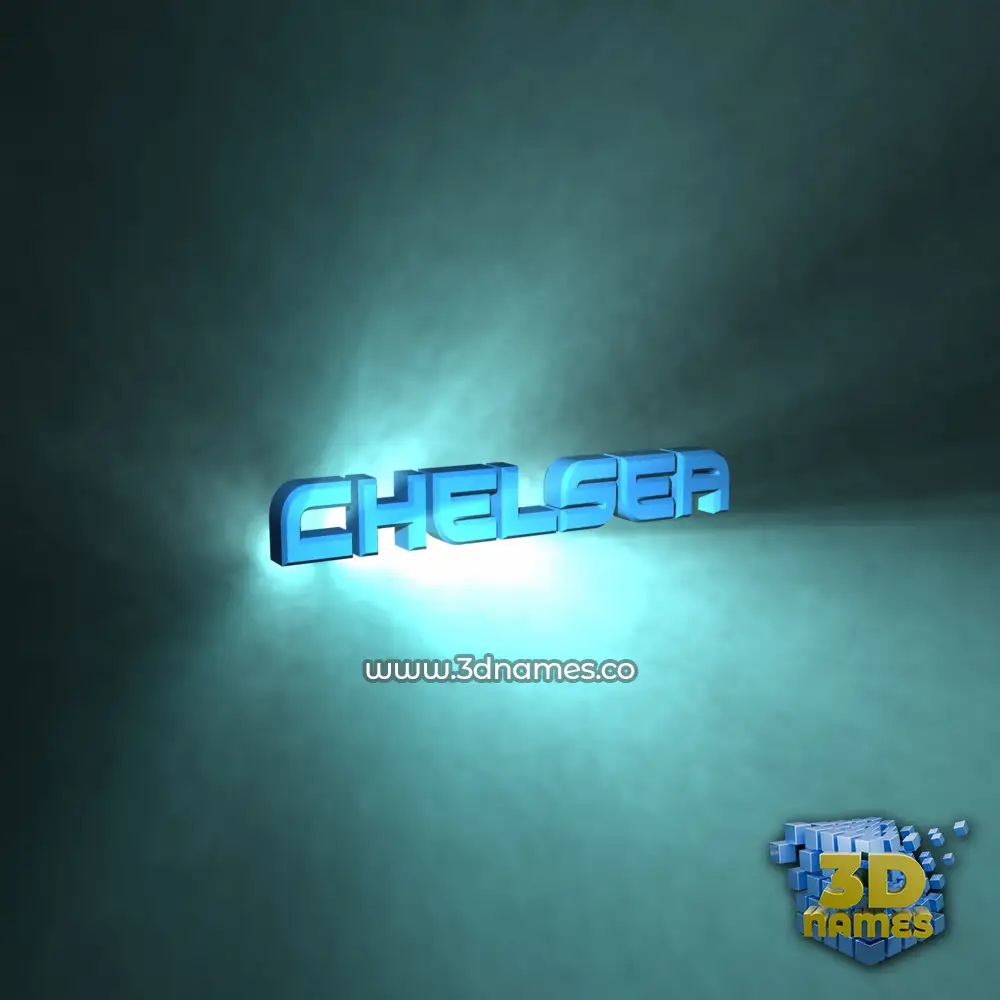 chelsea in Light Shine style - 3D name wallpaper