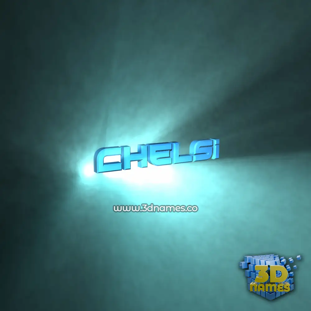 chelsi in Light Shine style - 3D name wallpaper