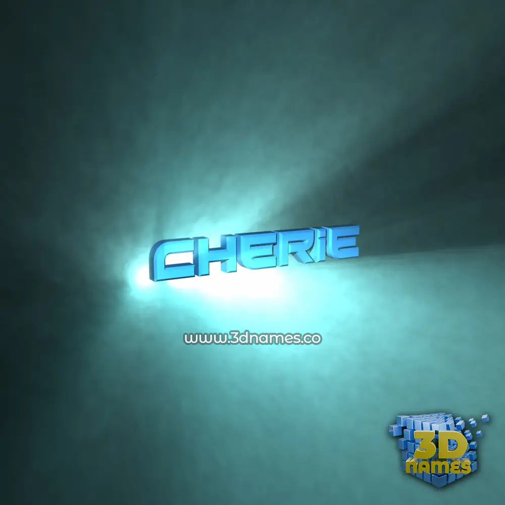 cherie in Light Shine style - 3D name wallpaper