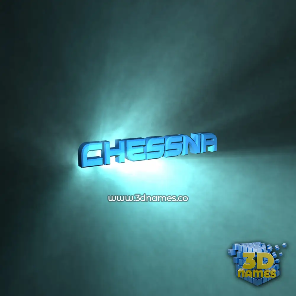 chessna in Light Shine style - 3D name wallpaper