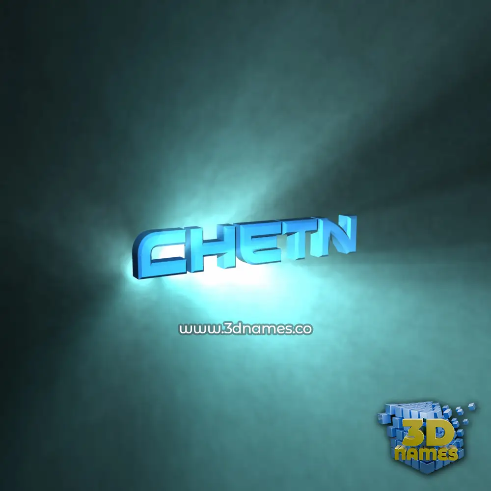 chetn in Light Shine style - 3D name wallpaper