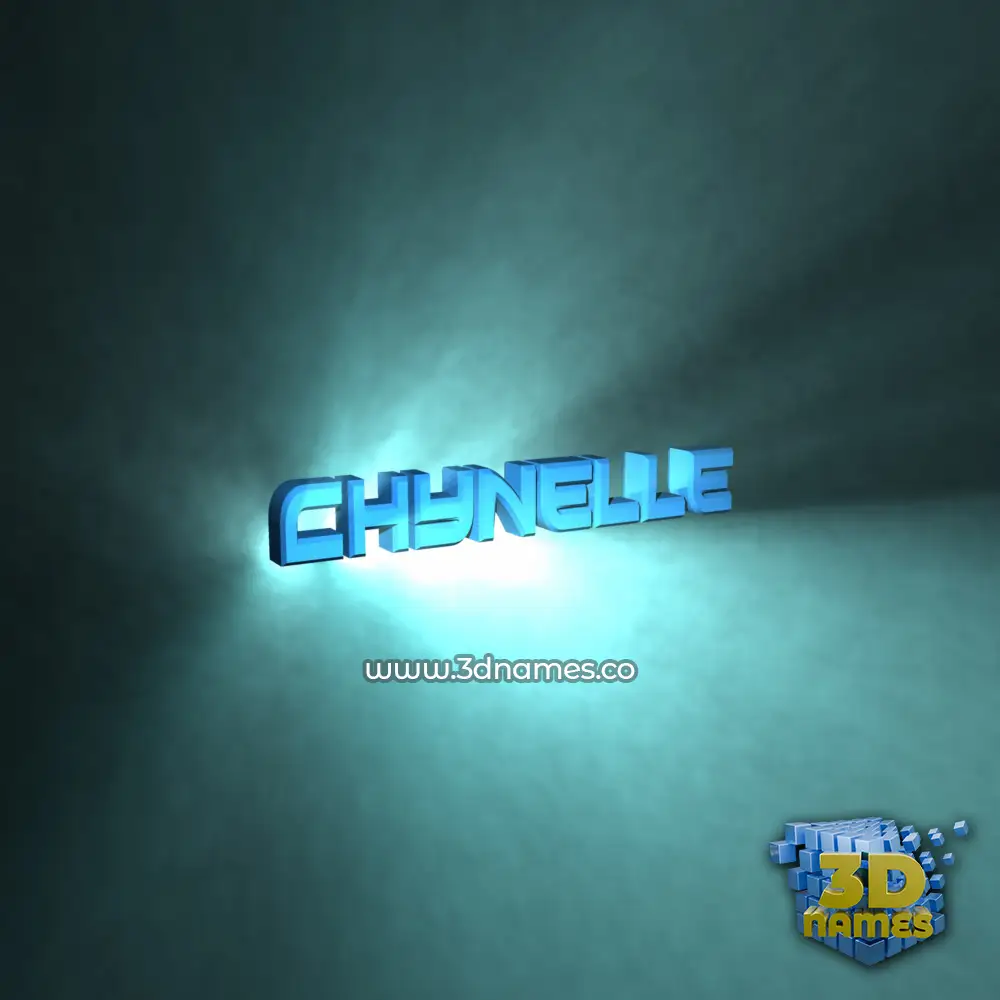 chynelle in Light Shine style - 3D name wallpaper