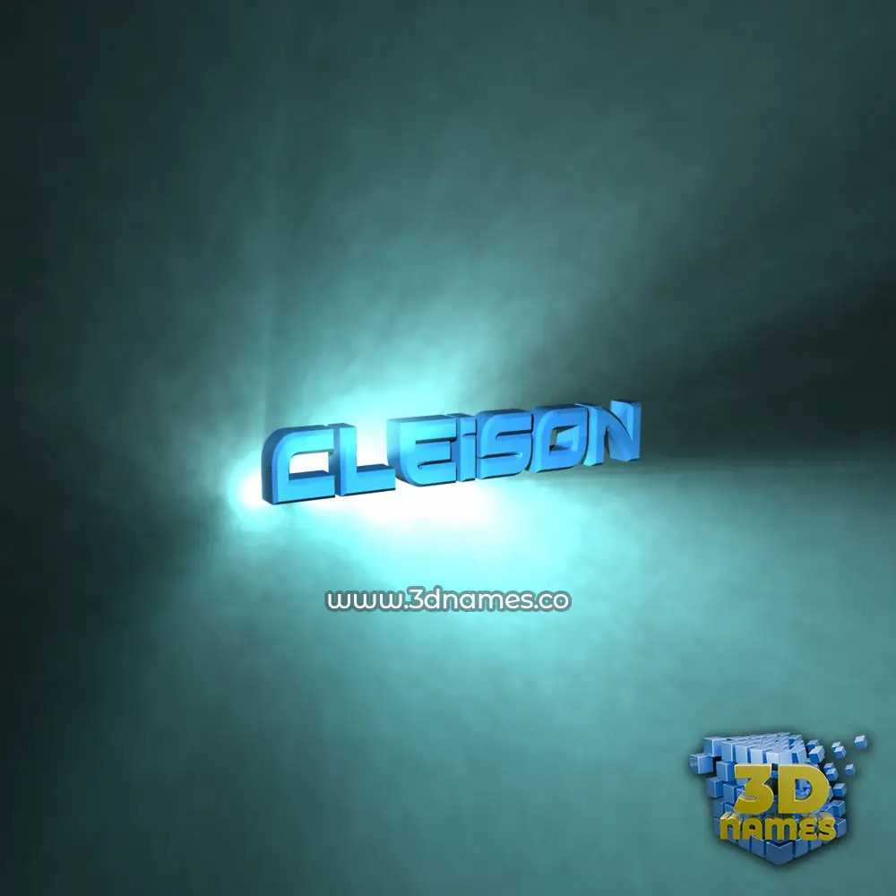 cleison in Light Shine style - 3D name wallpaper