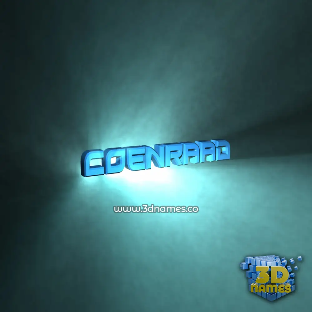 coenraad in Light Shine style - 3D name wallpaper