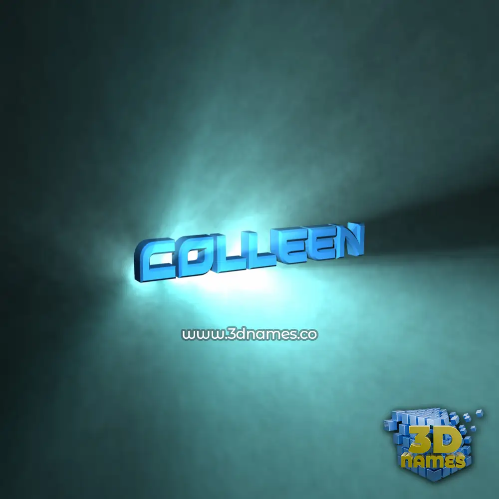 colleen in Light Shine style - 3D name wallpaper