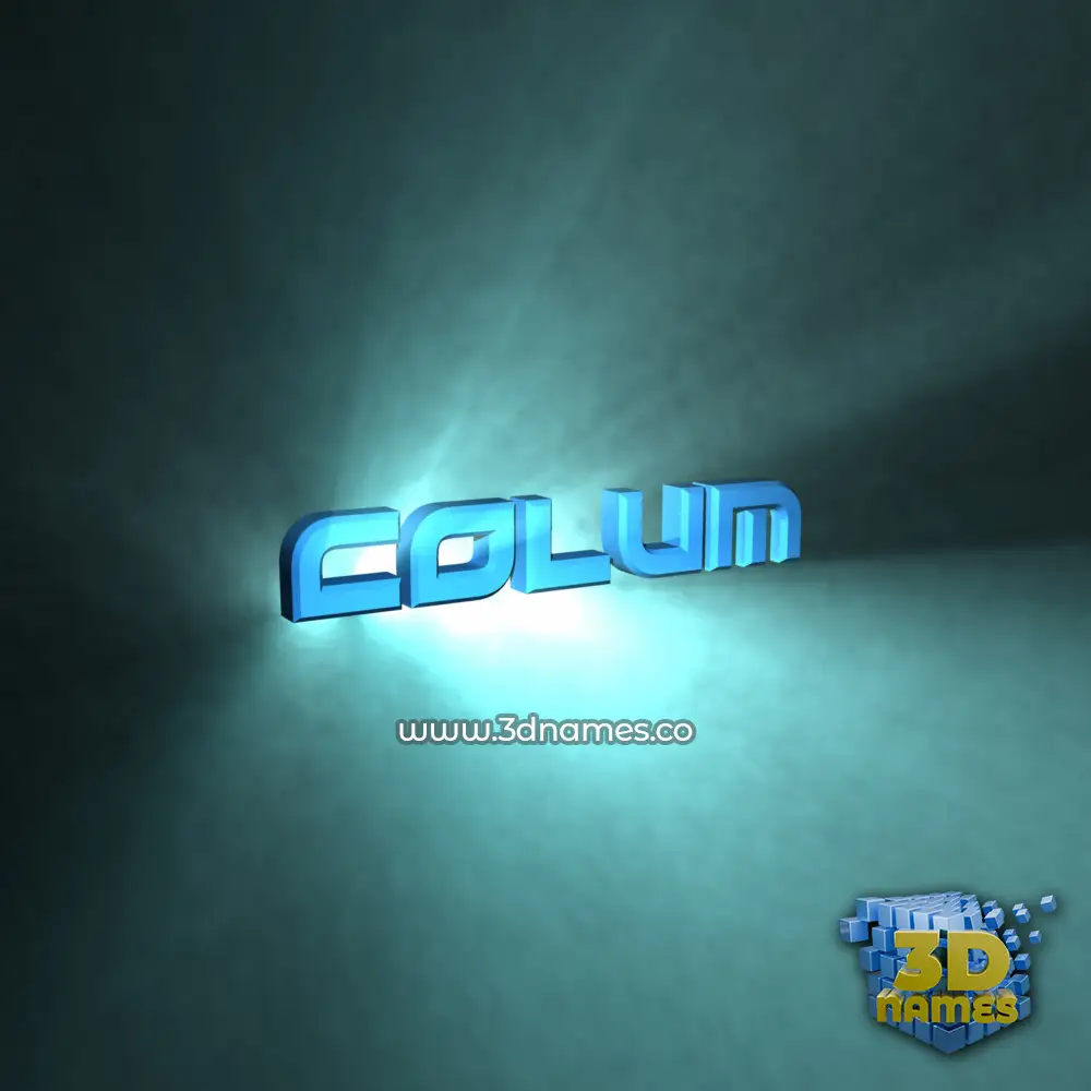 colum in Light Shine style - 3D name wallpaper