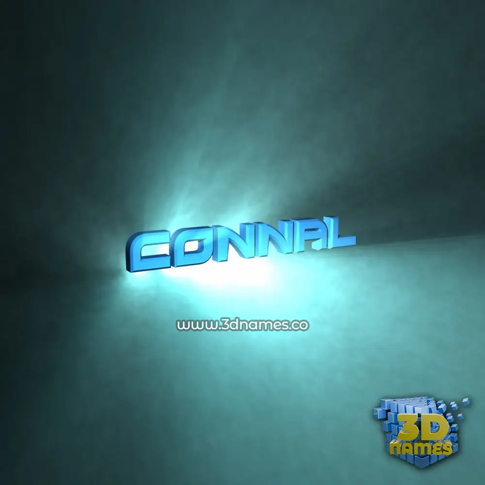 connal in Light Shine style - 3D name wallpaper