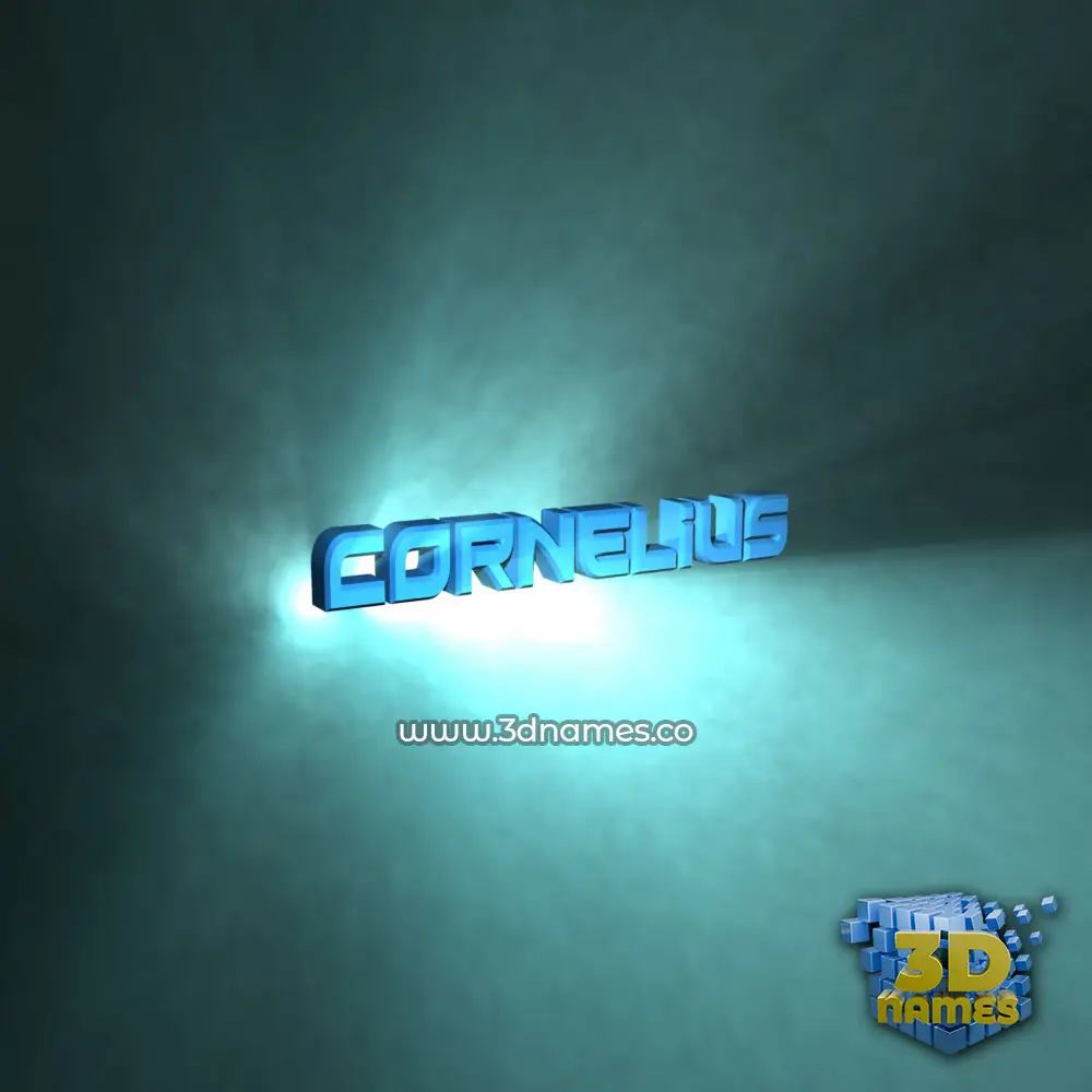 cornelius in Light Shine style - 3D name wallpaper