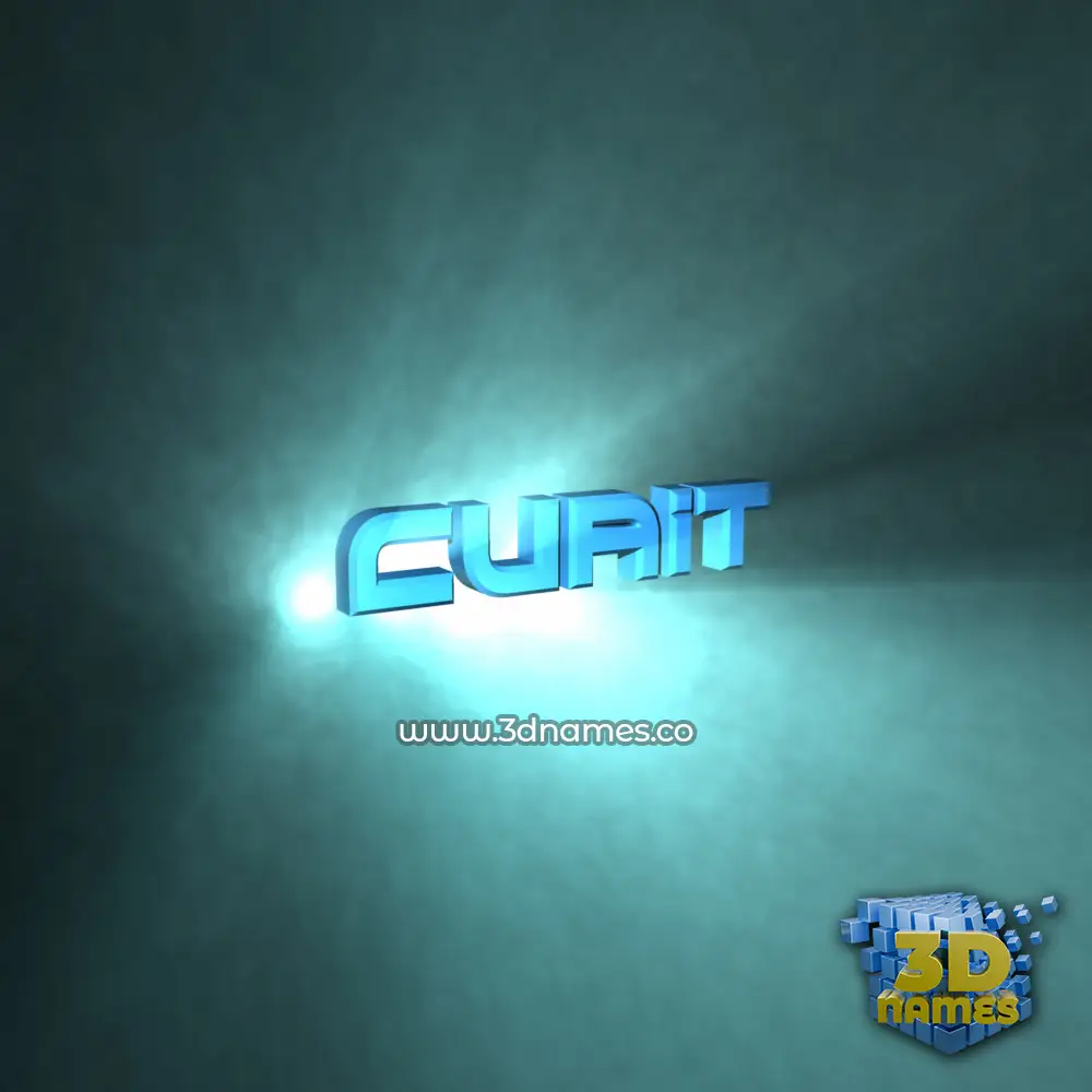 cuait in Light Shine style - 3D name wallpaper