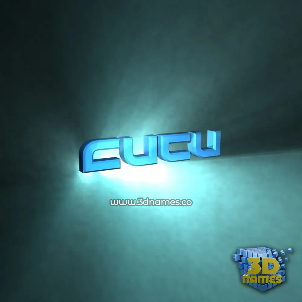 cucu in Light Shine style - 3D name wallpaper