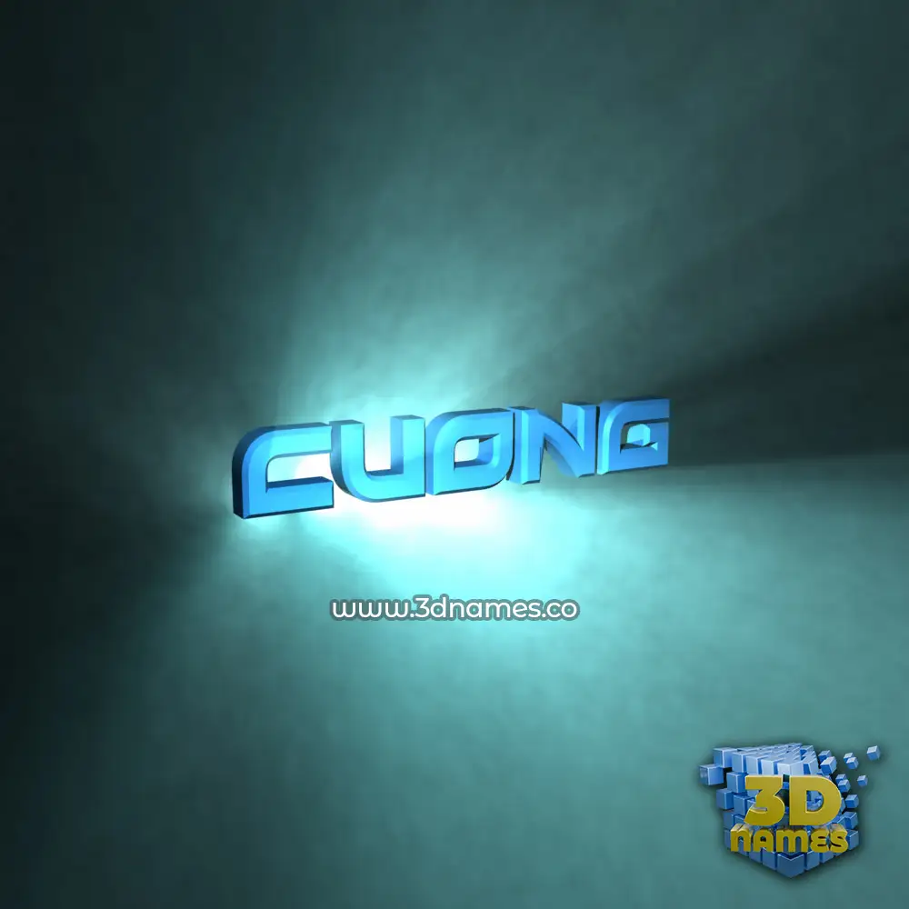 cuong in Light Shine style - 3D name wallpaper