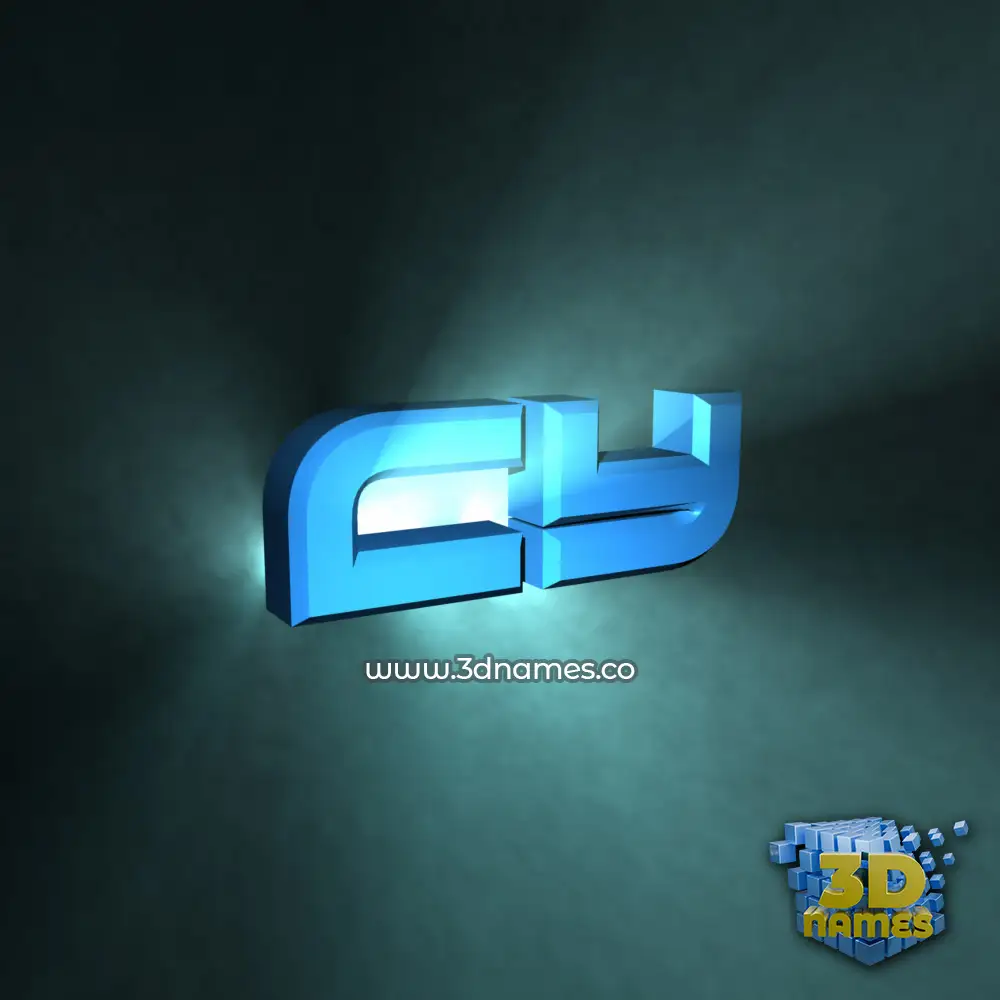 cy in Light Shine style - 3D name wallpaper