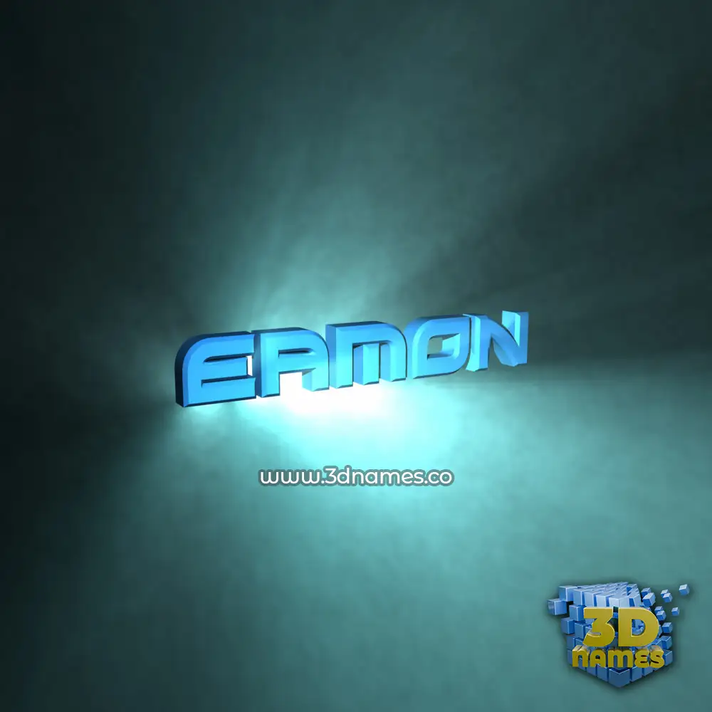 eamon in Light Shine style - 3D name wallpaper