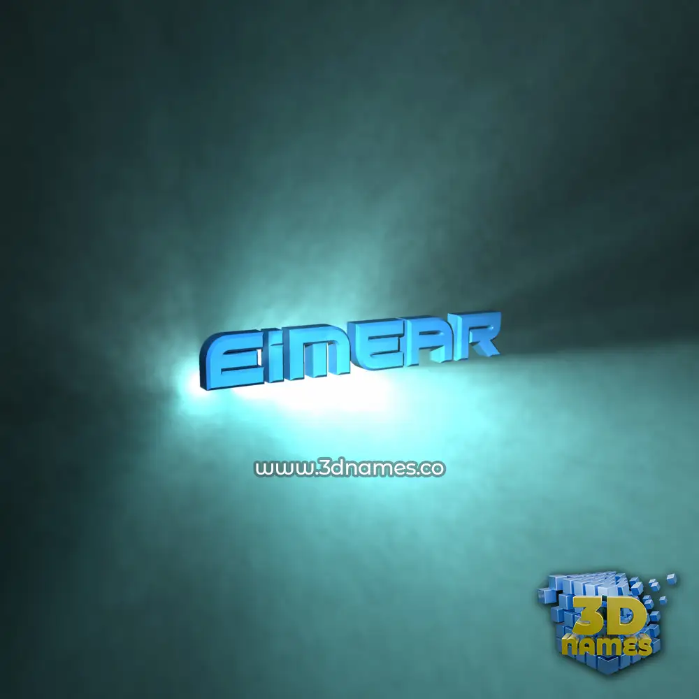 eimear in Light Shine style - 3D name wallpaper