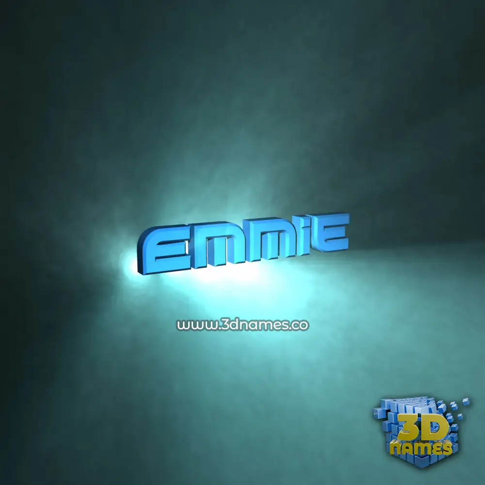 emmie in Light Shine style - 3D name wallpaper
