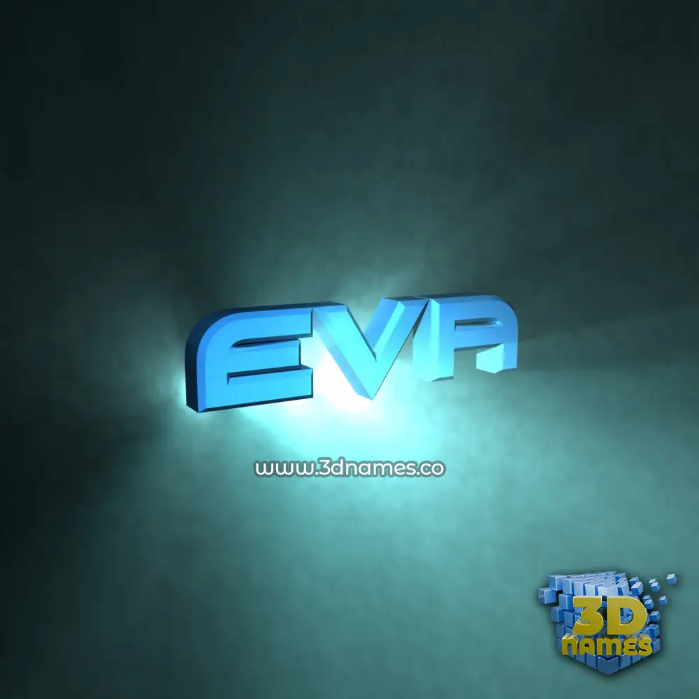 eva in Light Shine style - 3D name wallpaper