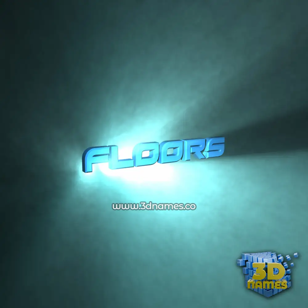 floors in Light Shine style - 3D name wallpaper