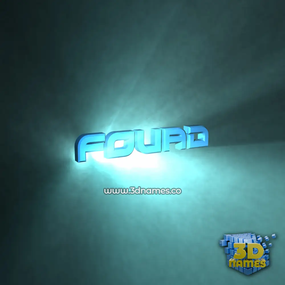 fouad in Light Shine style - 3D name wallpaper