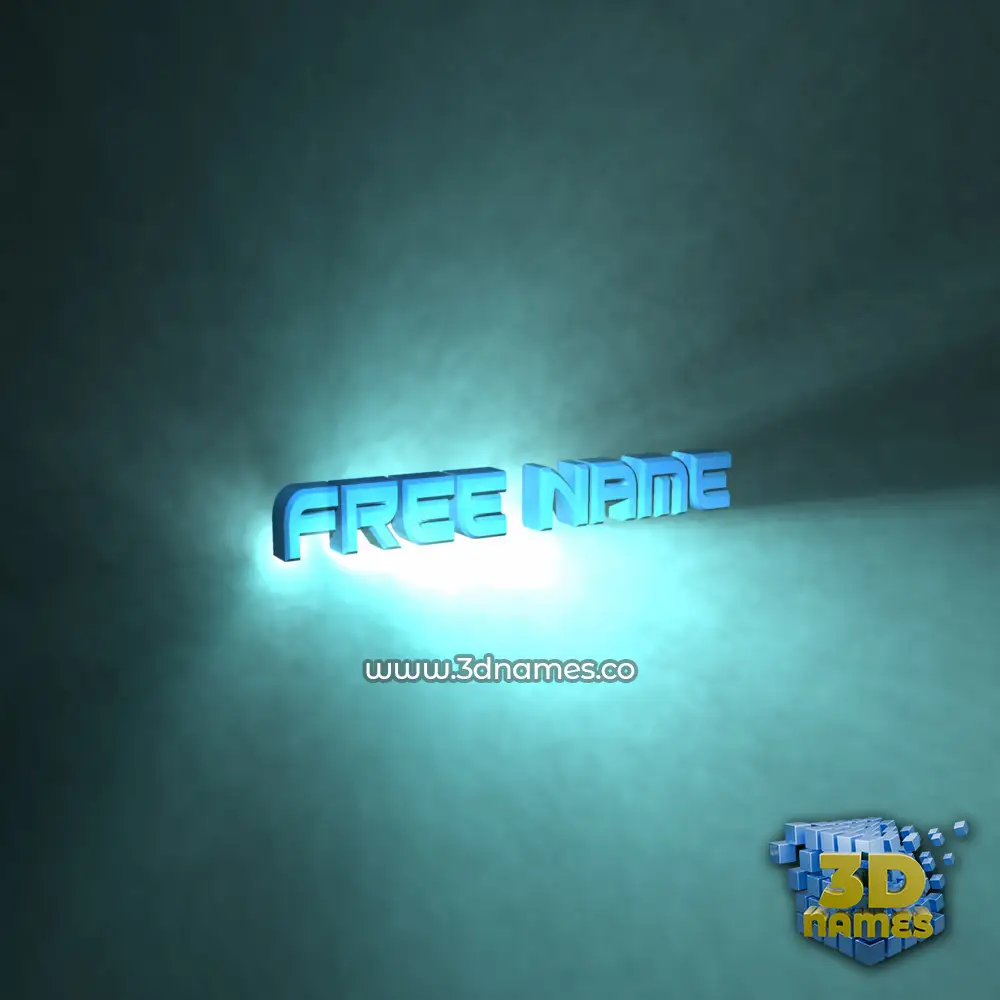free name in Light Shine style - 3D name wallpaper