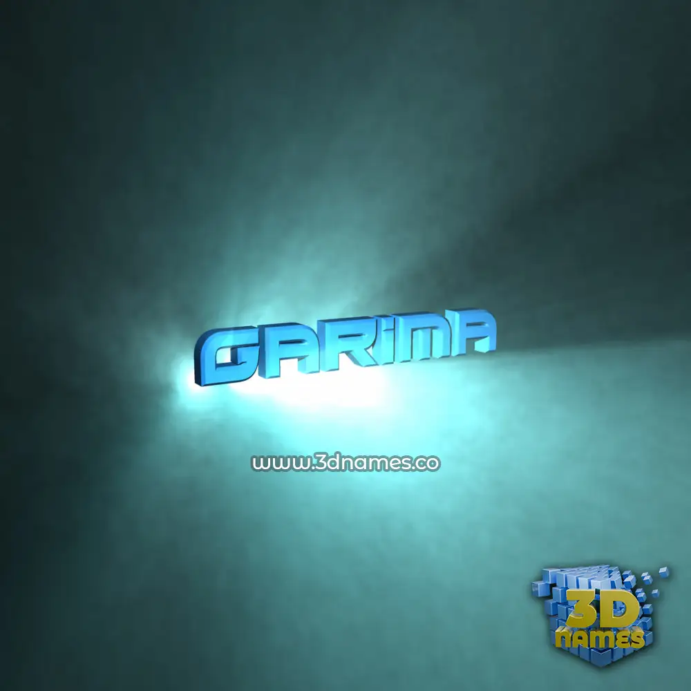 garima in Light Shine style - 3D name wallpaper
