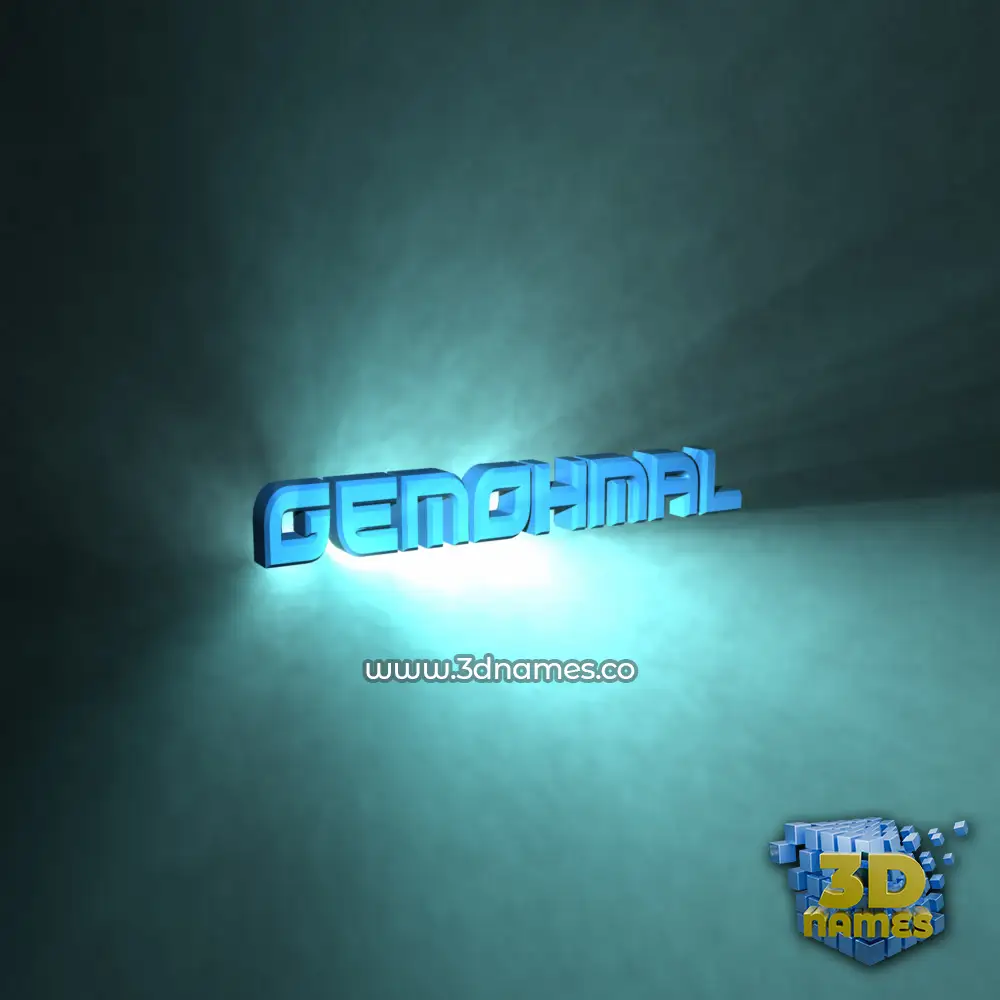 gemohmal in Light Shine style - 3D name wallpaper