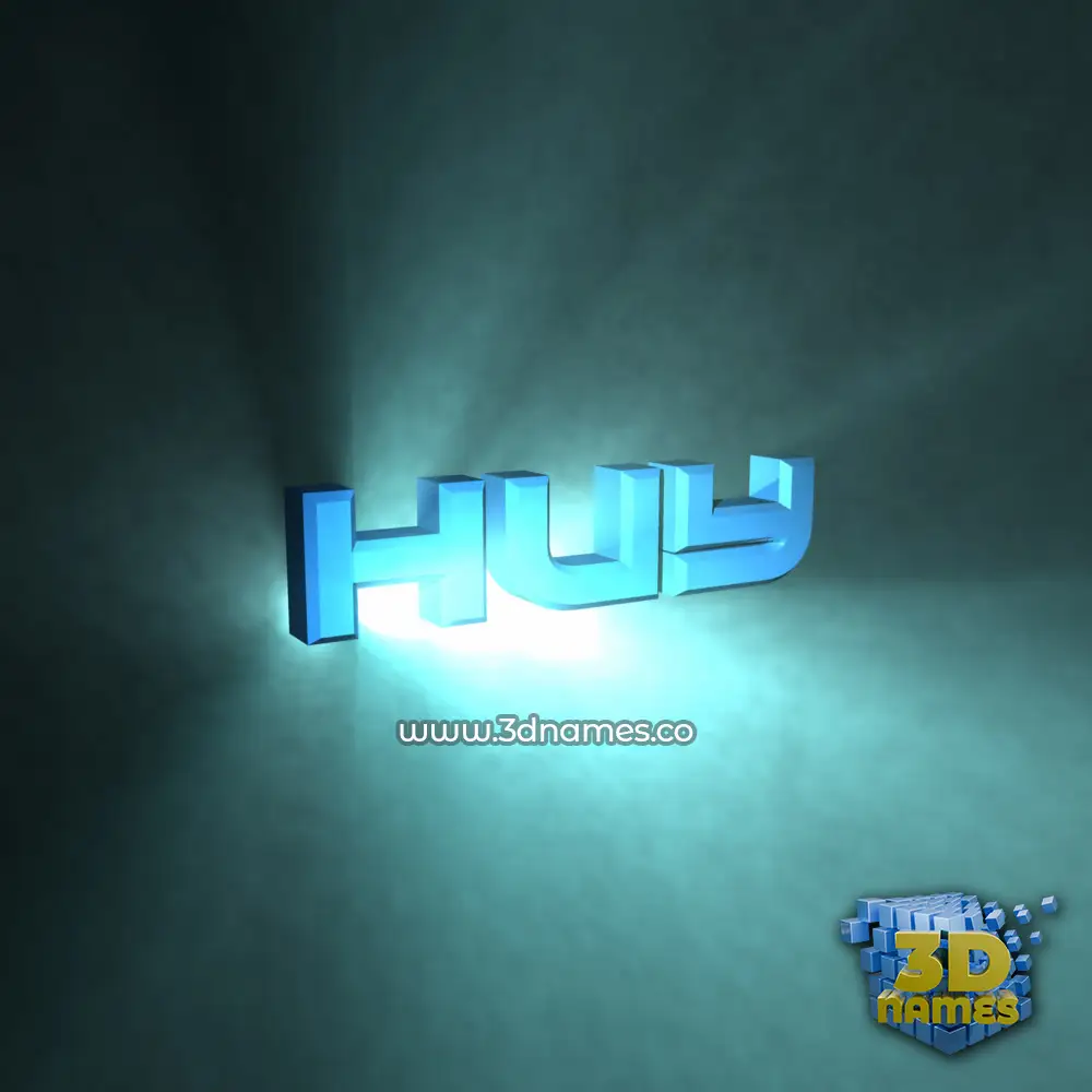 huy in Light Shine style - 3D name wallpaper