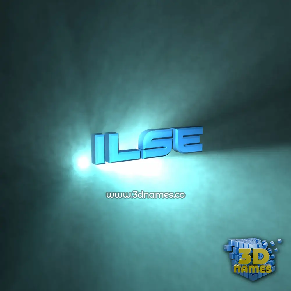 ilse in Light Shine style - 3D name wallpaper