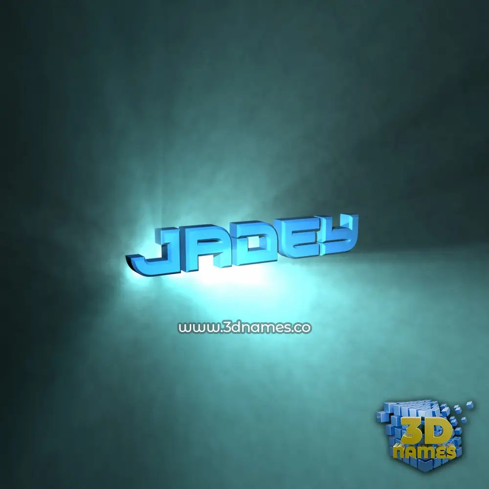 jadey in Light Shine style - 3D name wallpaper