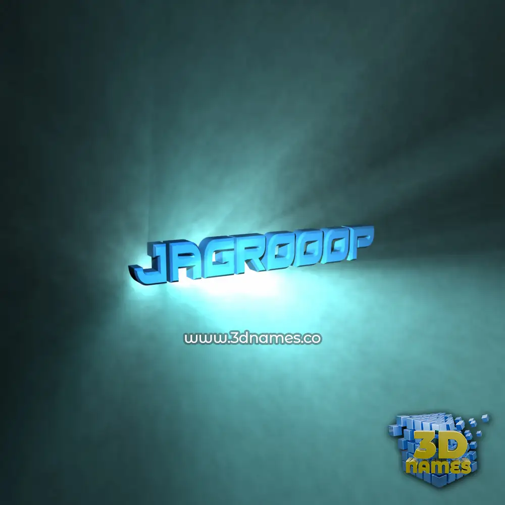jagrooop in Light Shine style - 3D name wallpaper